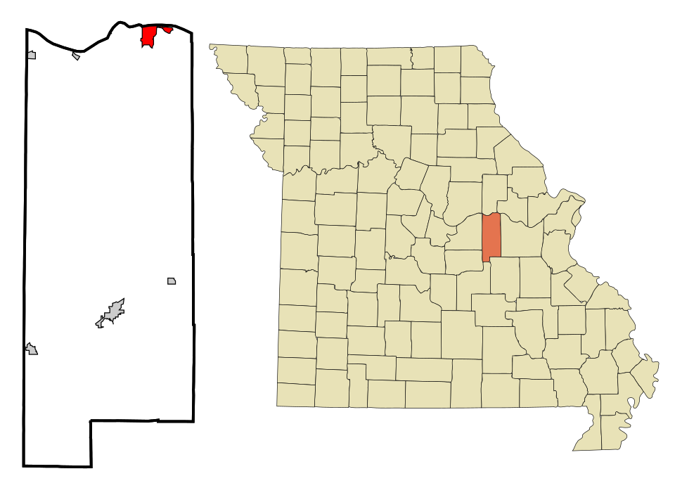 Locator map of Hermann