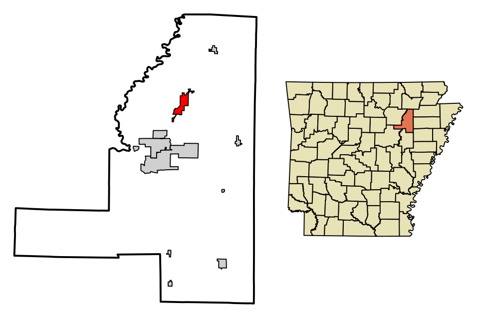 Locator map of Tuckerman