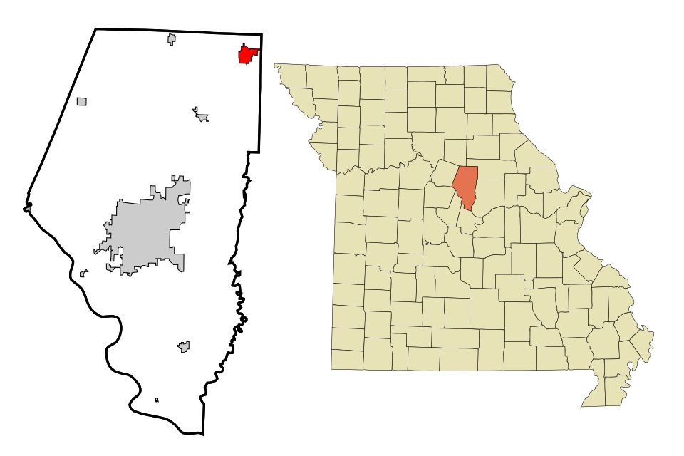 Locator map of Centralia