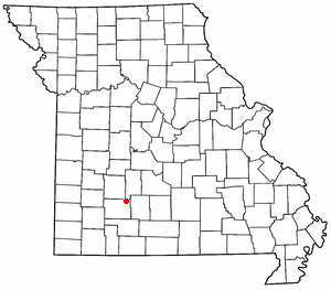 Locator map of Fair Grove